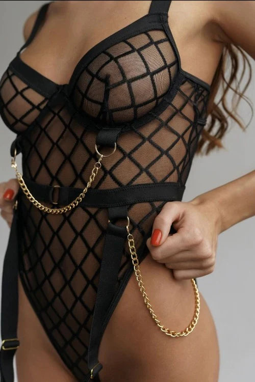 Alina's fijne ketting bodysuit
