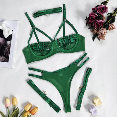 Amanda | 4-delige Luxe Lingerie Set