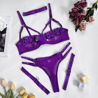 Amanda | 4-delige Luxe Lingerie Set